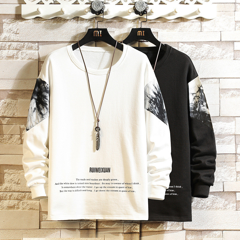 Loose Fat Shirt Long-sleeved Sweater Men - Image 4