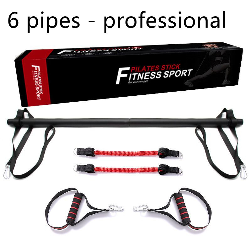 Pilates Bar Kit With Resistance Bands Portable Home Gym Workout Equipment Perfect Stretched Fusion Exercise Bar And Bands - Image 24