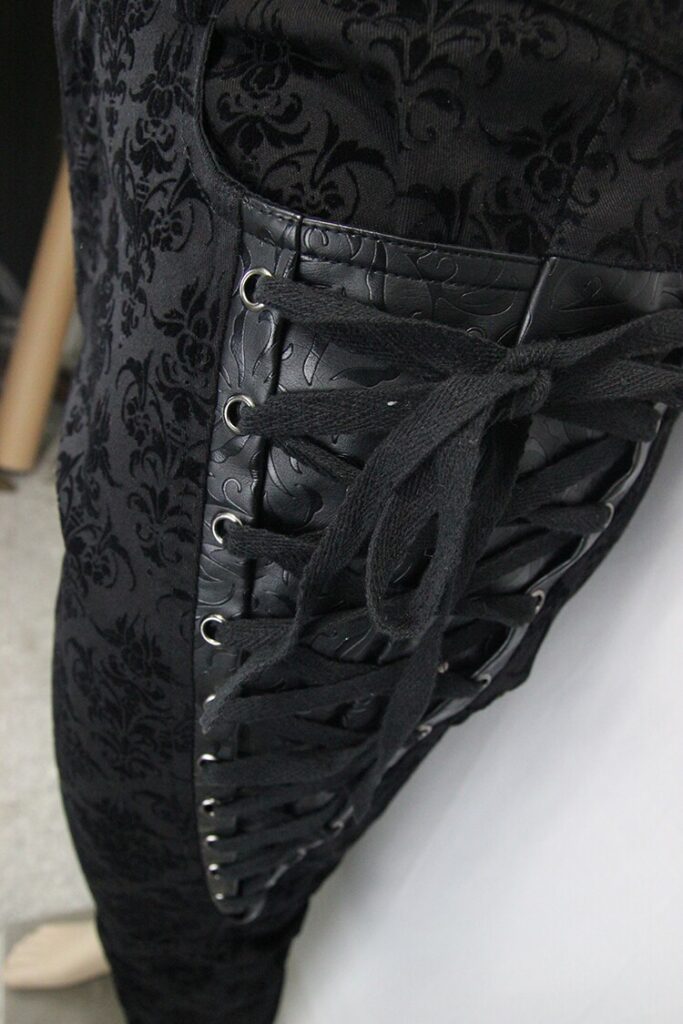 Men's Palace-Style Retro High-Waist Thick Casual Trousers