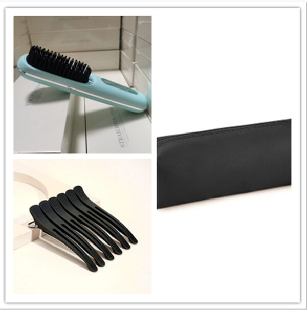 2 In 1 Straight Hair Comb Wireless Hair Straightener Brush Hair Fast Heating Portable Hot Curler USB Charging - Image 40