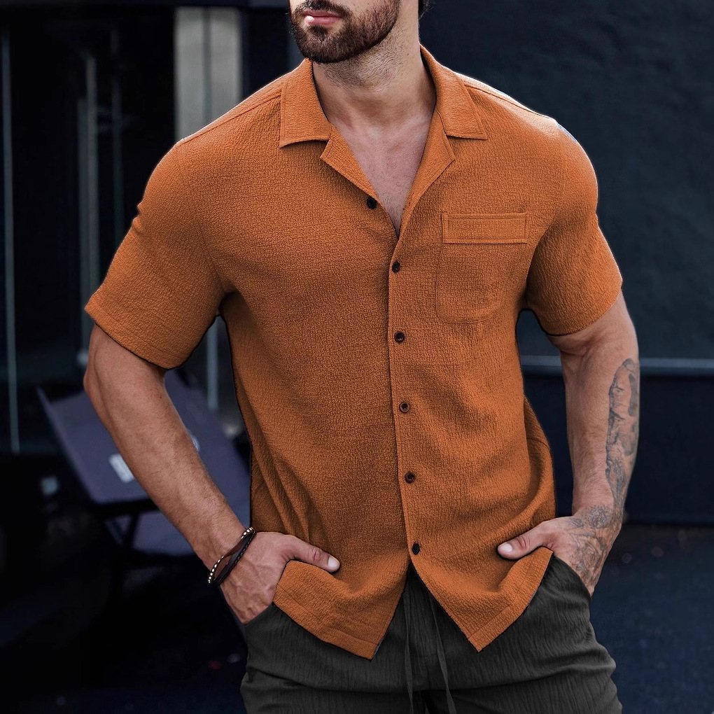 Mens Breathable Wrinkle-Resistant Versatile Semi-Formal Shirt - Image 5