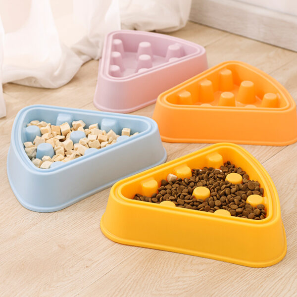 Pet Cat Dog Bowl Cartoon Pizza Single Bowl Slow Food - Image 8