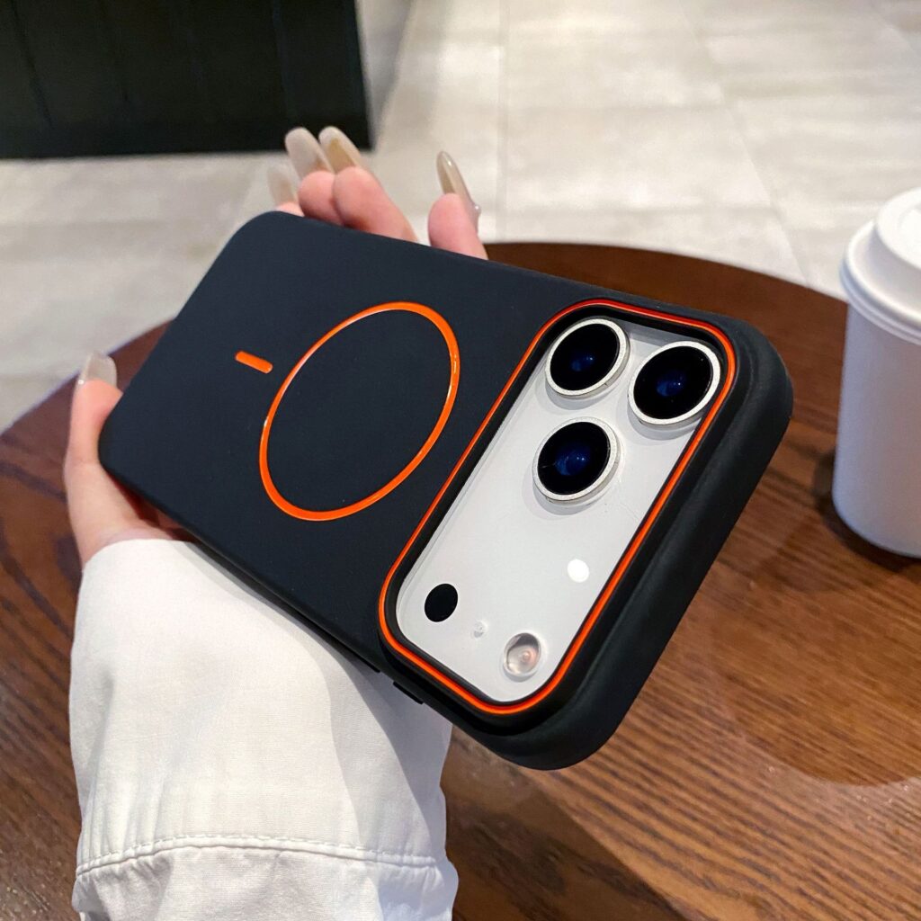 Matte Textured Strong-magnet TPU Phone Case With Drop And Slip Resistance