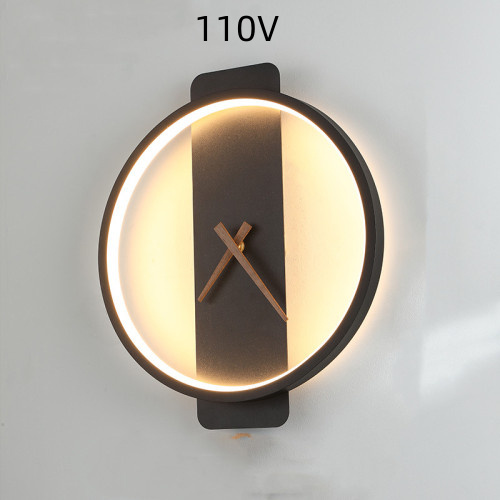 Nordic Wall Lamp Bedroom Bedside Lamp Clock Modeling Lamp - Image 18