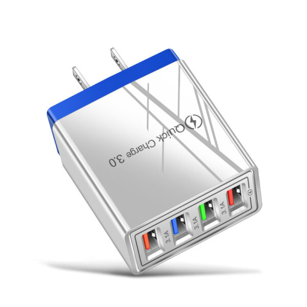 USB Charger Quick Charge 3.0 4 Phone Adapter For Tablet Portable Wall Mobile Charger Fast Charger - Image 39