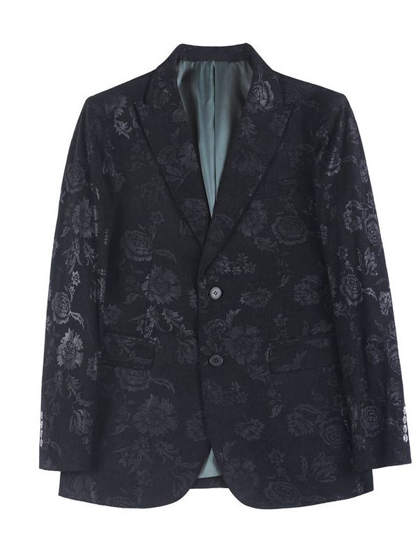 Men's Slim Fit Floral Print Casual Balzers - Image 8