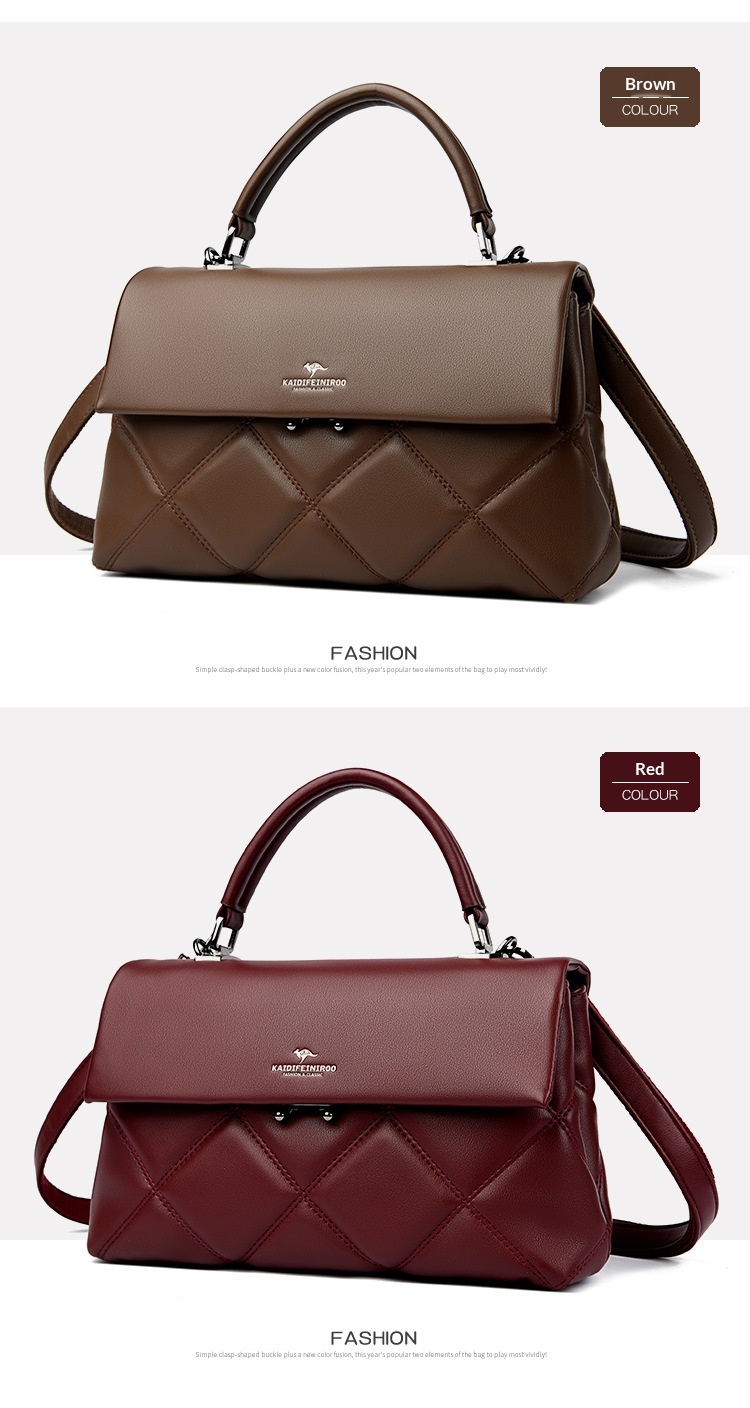 Ladies' Handheld Cross Shoulder Bag - Image 18