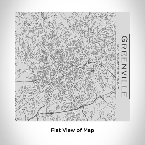 Greenville - South Carolina Map Tumbler - Image 2