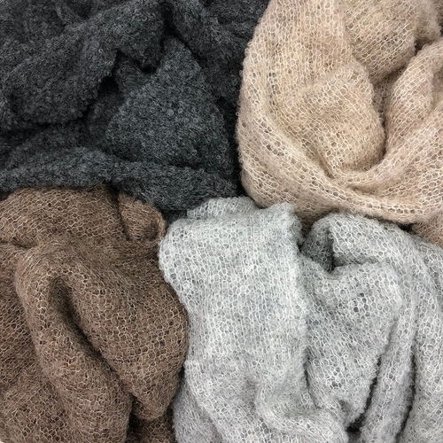 Almond Ultra Plush Alpaca Scarf - Image 4