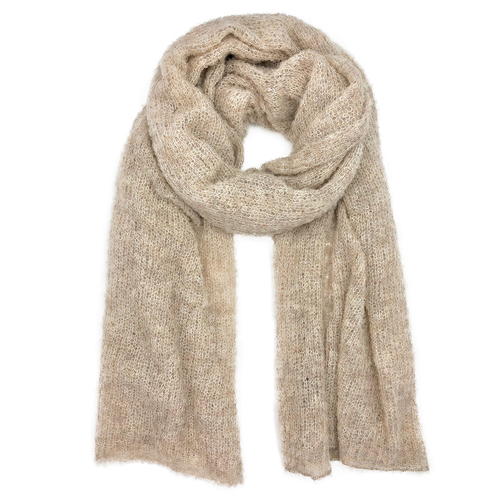 Almond Ultra Plush Alpaca Scarf - Image 2