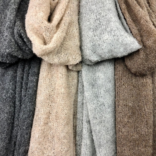 Almond Ultra Plush Alpaca Scarf - Image 3