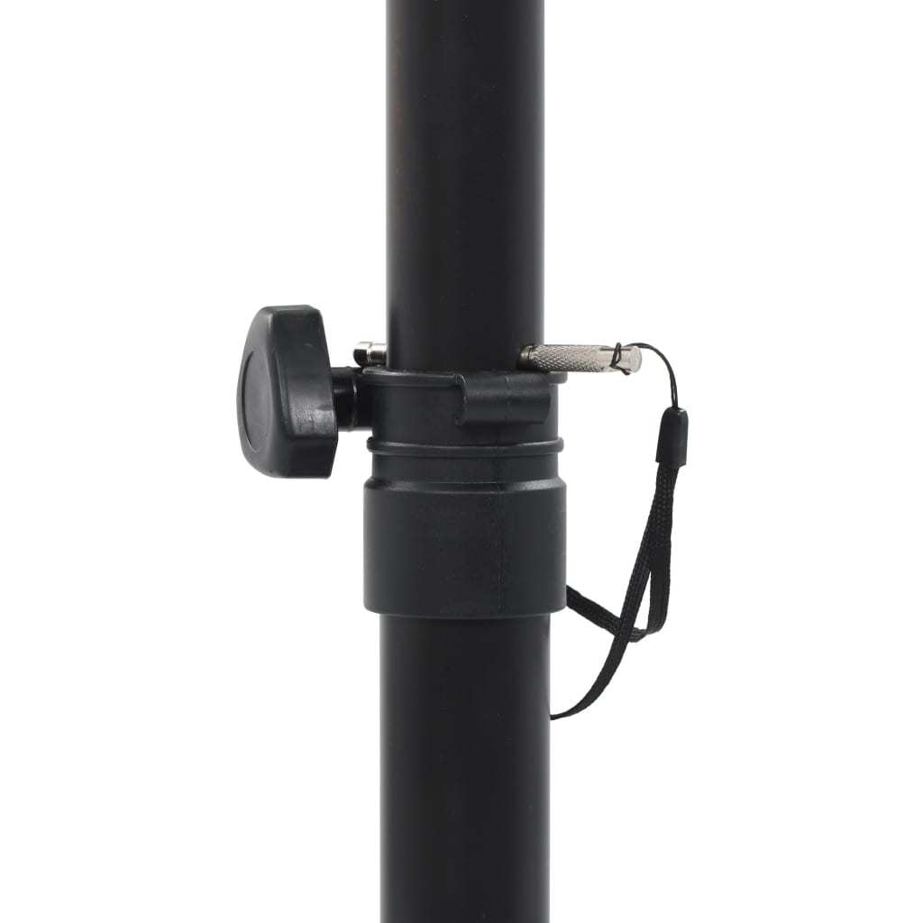 Studio Monitor Speaker Stands, 2-Pack, Black Steel - Image 8