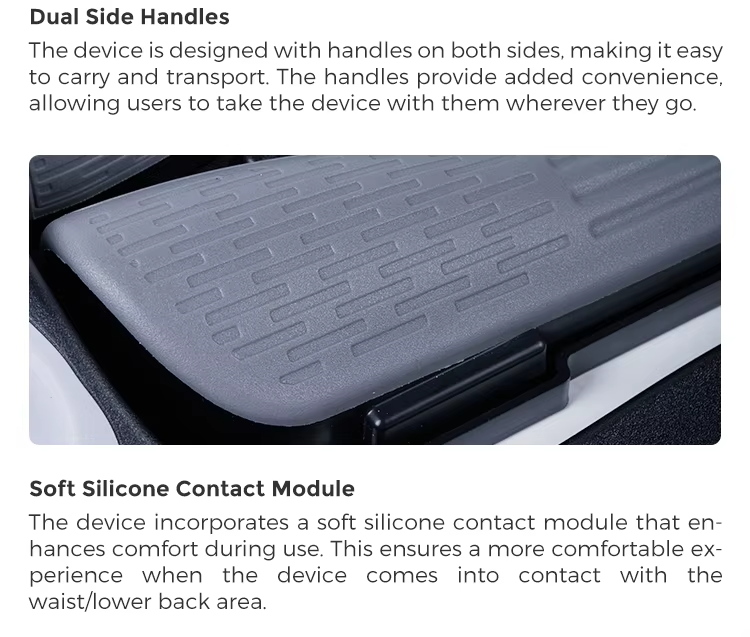 Constant Temperature Heat Therapy Multi-Frequency Vibration Stretch Simple Operation Electric Lumbar Traction Device - Image 12