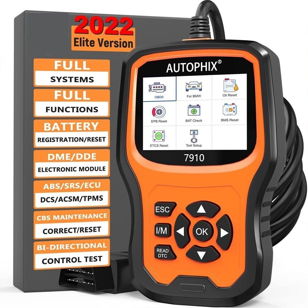 Autophix 7910 BMW Full System Diagnostic Tool Read Maintenance OBDII Fault Scan - Image 10