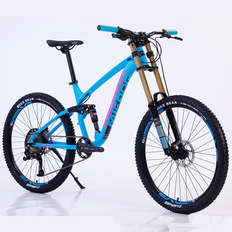 Aluminum Alloy Soft Tail Oil Brake Damping Mountain Bike Bicyc - Image 1