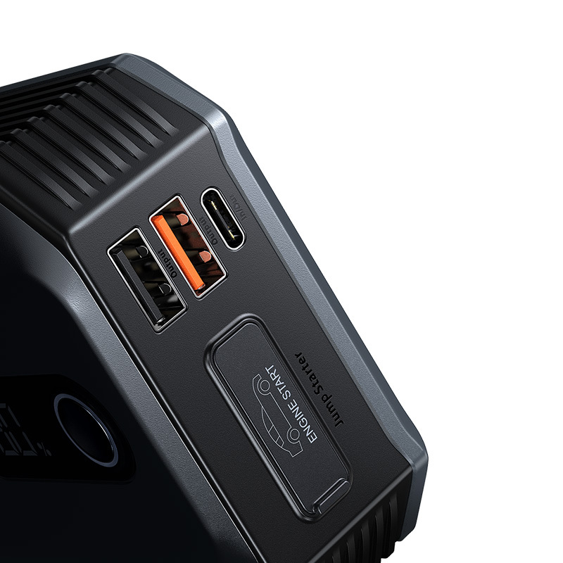 Baseus Super Energy Max Car Emergency Starter  20000mAh Peak Current 2000A Black - Image 2