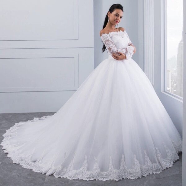 Wedding Bridal Wedding Lace Large Tail - Image 14