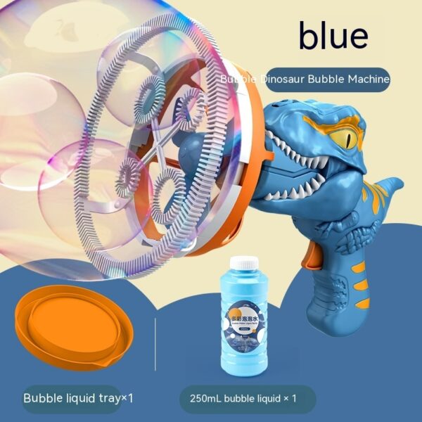 Fan Dinosaur Bubble Machine Bubble Blowing Toy Children's Handheld Bubble Machine New Cartoon Blowing Bubble Gun Toy Gift - Image 19
