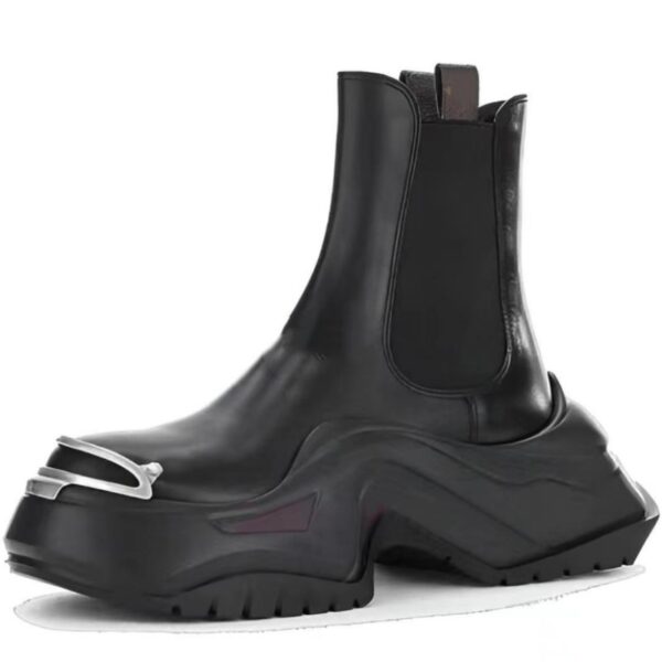 Men's Thick-soled Inner Elevating Boots - Image 26