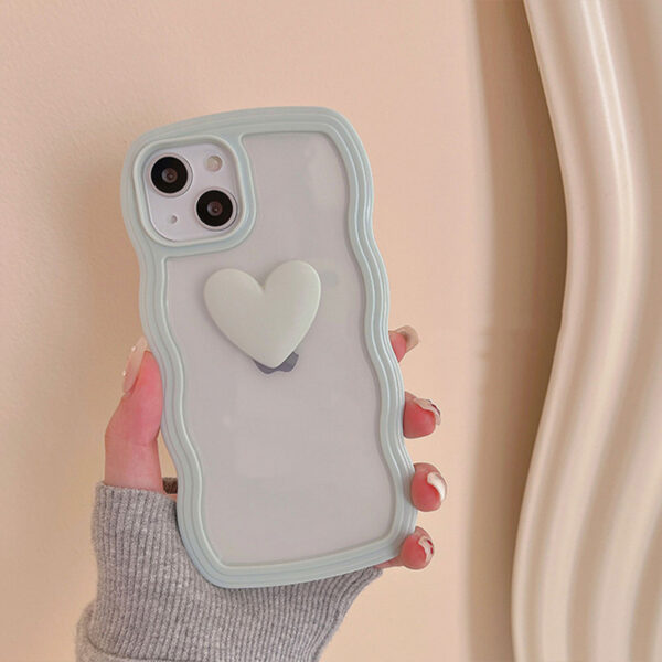 Love Wave Border Phone Case Transparent 3D - Image 16