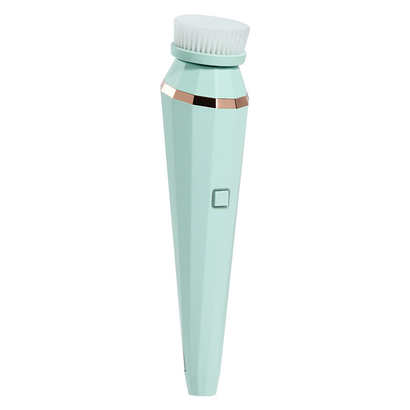 4 In 1 USB Rechargeable Electric Facial Cleansing Brush Soft Skin Care Portable Massager Face Brush Deep Cleaning Device - Image 6