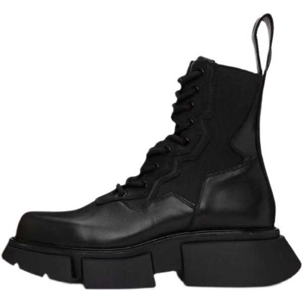Mens Versatile Leather Thick Bottom Short Martin Boots - Image 1