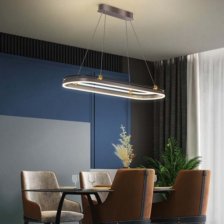 Dining Room Chandelier Modern Creative Personality Art Table Bar Long Chandelier - Image 1
