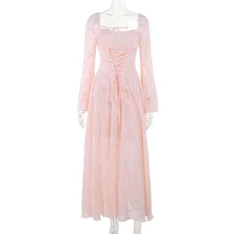 Vacation Style Lace Dress Women - Image 26