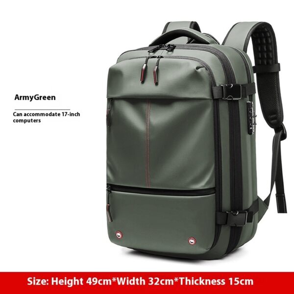 Travel Backpack Men's Business Multifunction Computer Bag Vacuum Compression Large-capacity Backpack - Image 30