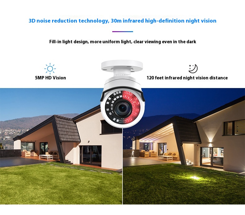 ZOSI Zhou Shi 5 Million HD POE Network Video Recorder Security Remote Outdoor Monitor Suit - Image 8