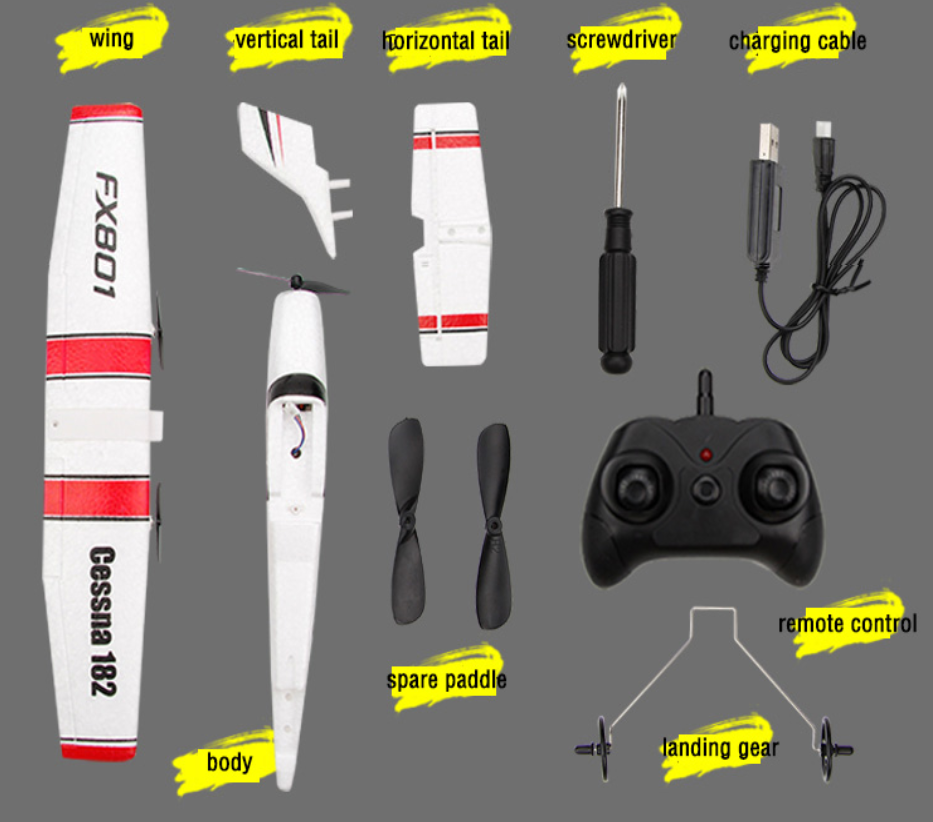 FX801 Remote Control Glider  Model - Image 12