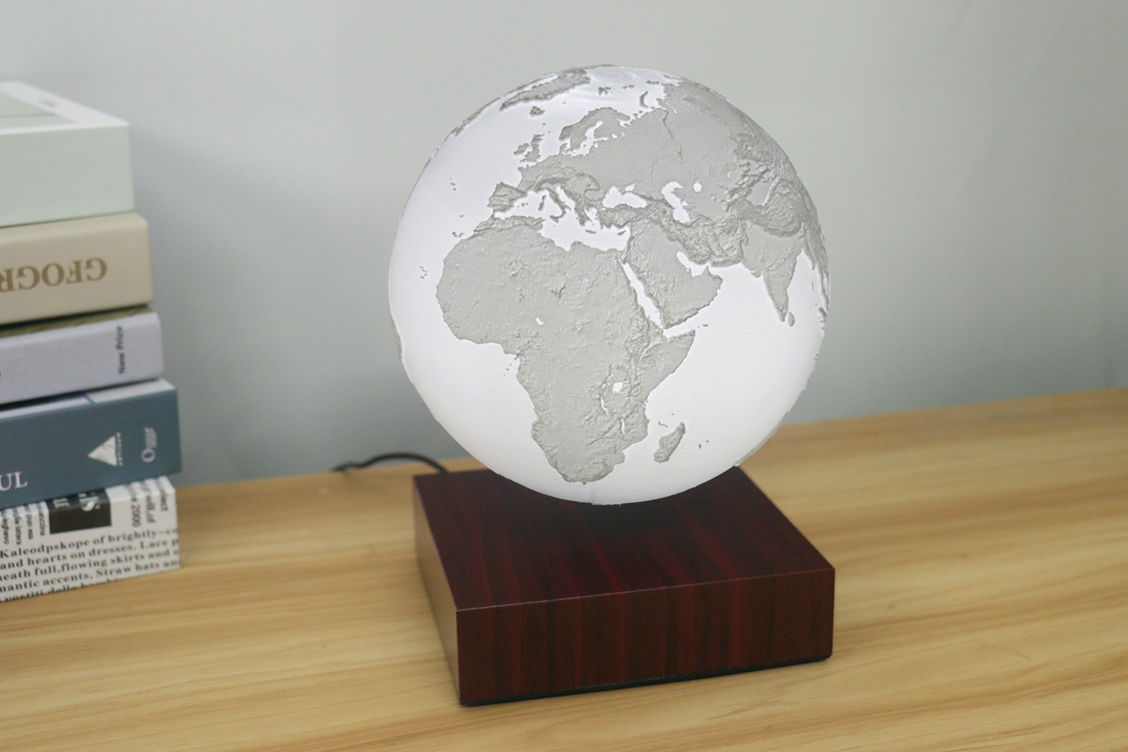 Levitating Earth Jupiter Lamp Magnetic Floating LED Night Light - Image 5