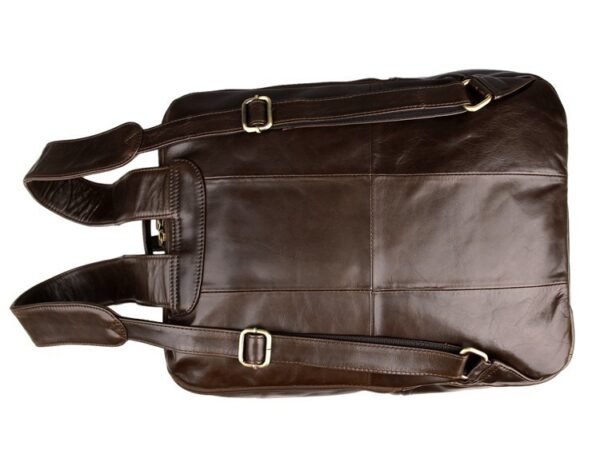 Top layer leather computer backpack - Image 9