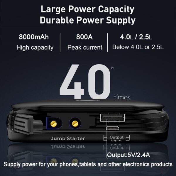 Portable Multi-function Car Standby Emergency Starting Power Bank - Image 6