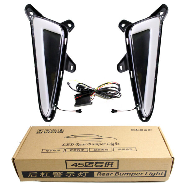 LED Daytime Running Lights Fog Lights Modified Yellow Light Steering - Image 3