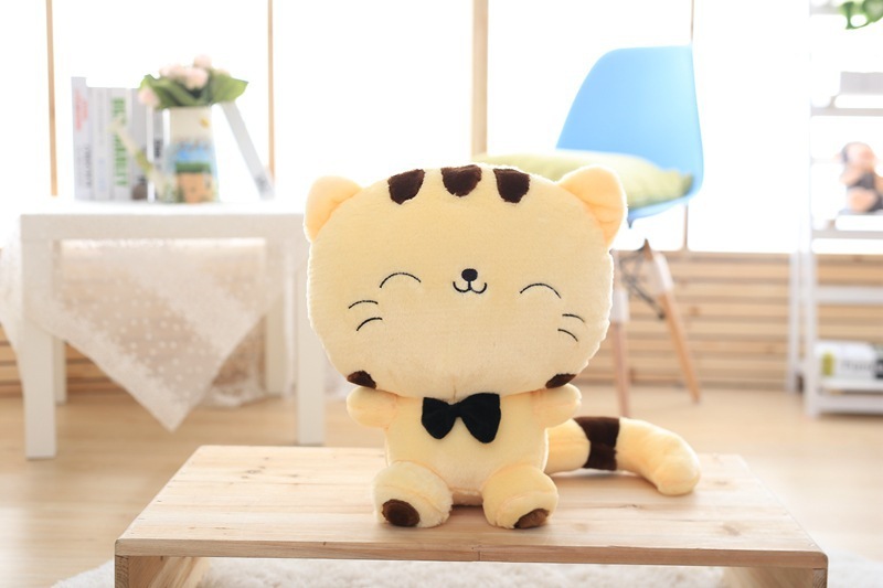 45cm Cute New style cat plush toys stuffed animals colorful big face cat doll kids pillow baby cushion pink/blue - Image 11