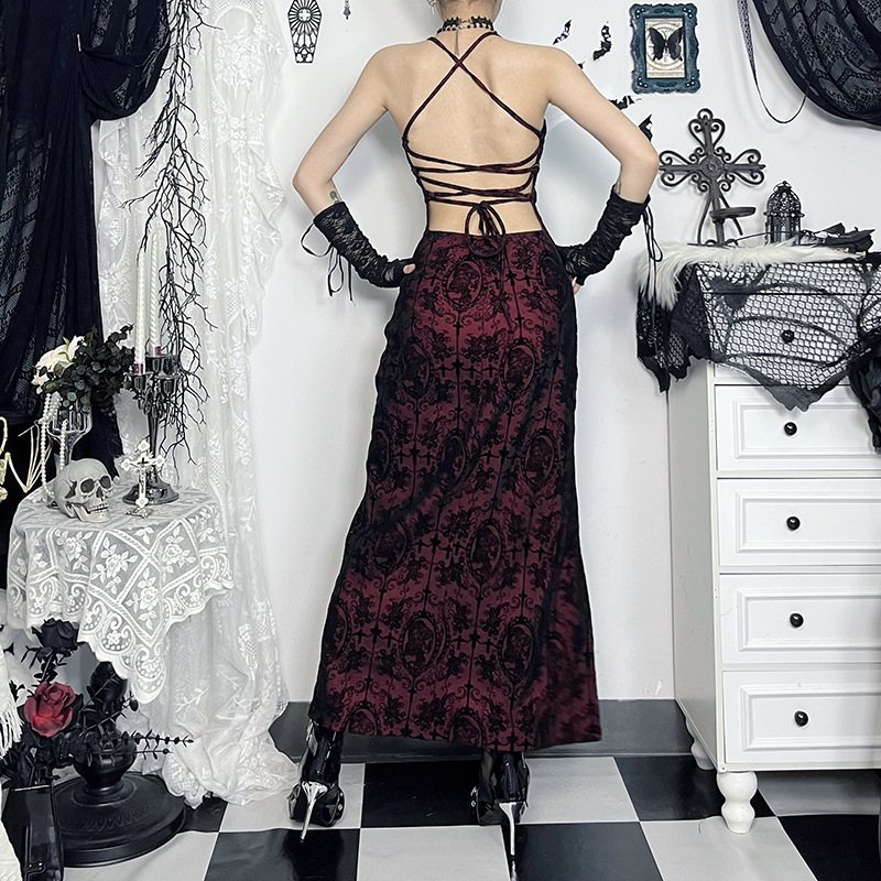 Sling Bare Back Dress Women