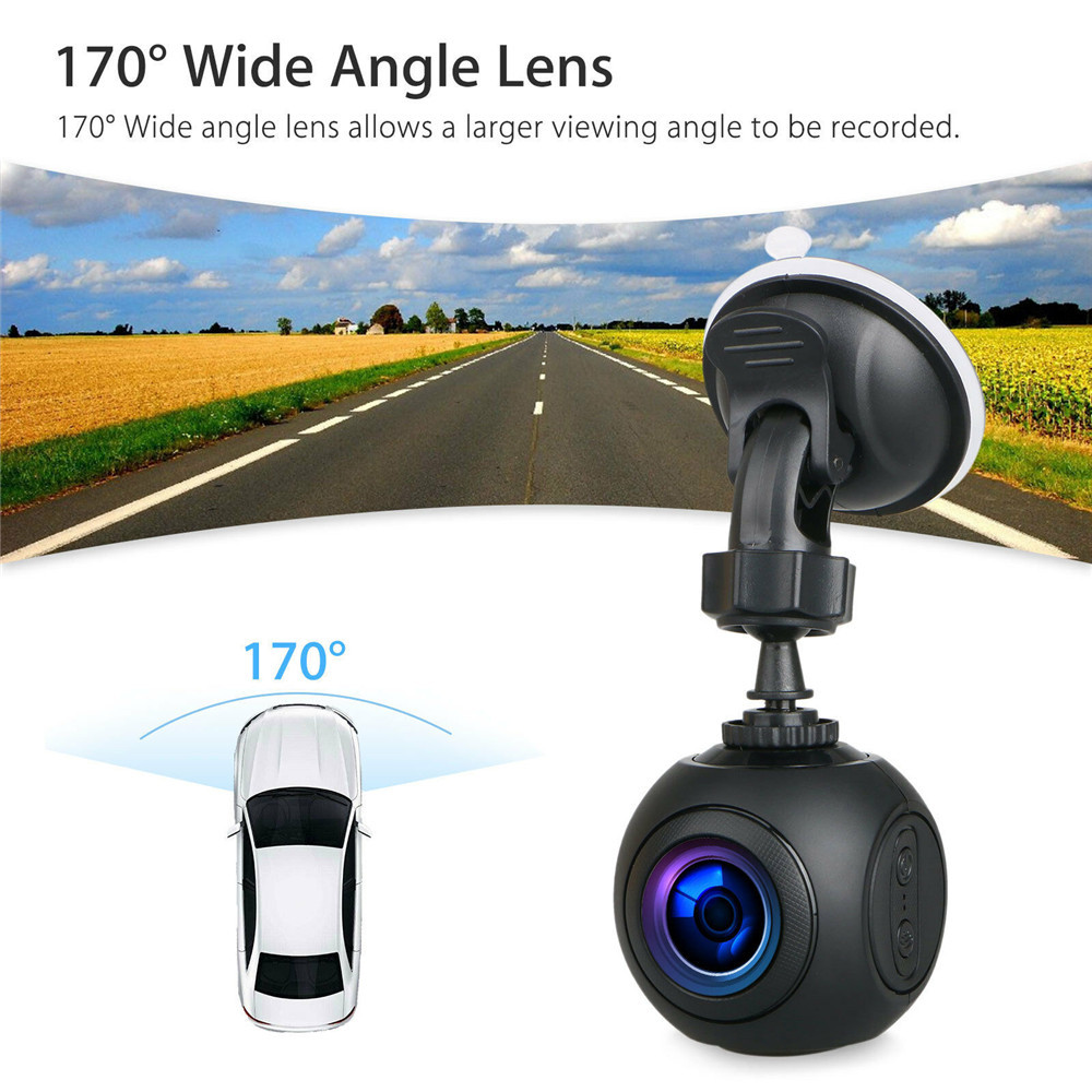 Mini WiFi Car Dash Cam FHD 1080P GPS Camera Dashboard W/ G-Sensor Night Vision - Image 2