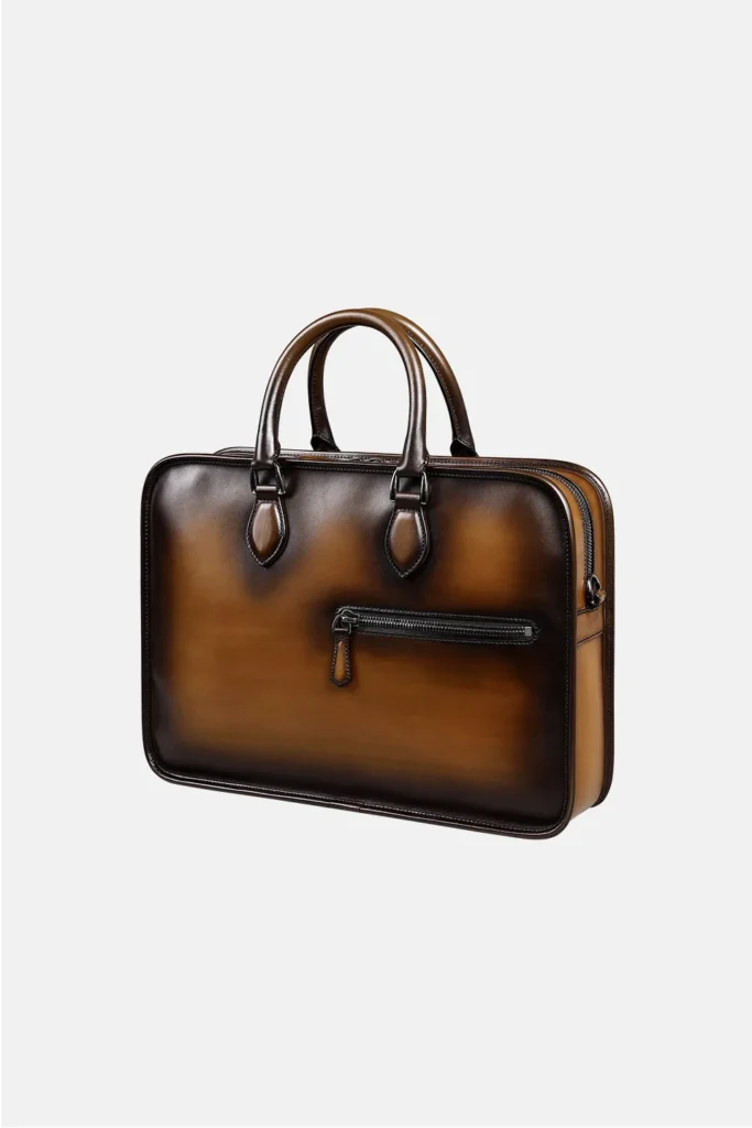 Hand-rubbed Vintage Business Bag