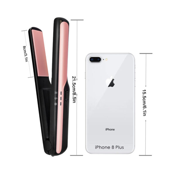 USB wireless charging hair straightener - Image 8