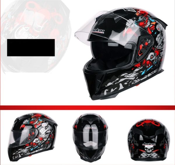 Jetco winter two  lens full  cover motorcycle - Image 6