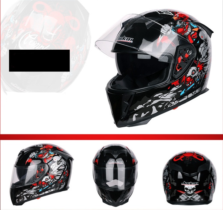 Jetco winter two  lens full  cover motorcycle - Image 7