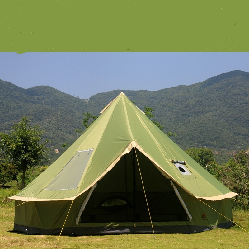 Yurt Tent Outdoor Camping Pyramid Chimney Sunscreen - Image 9