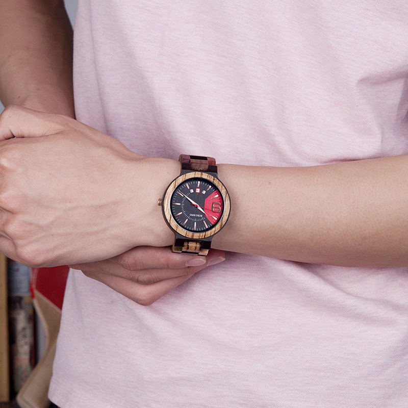 Wooden watch for men - Image 1
