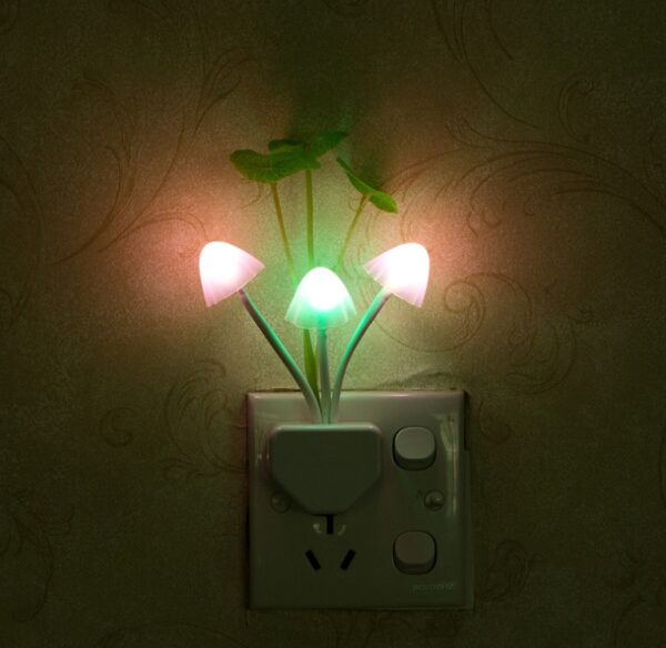 Color LED Mushroom Light, 3 Colors, With Sensor, Novelty, 220v - Image 8