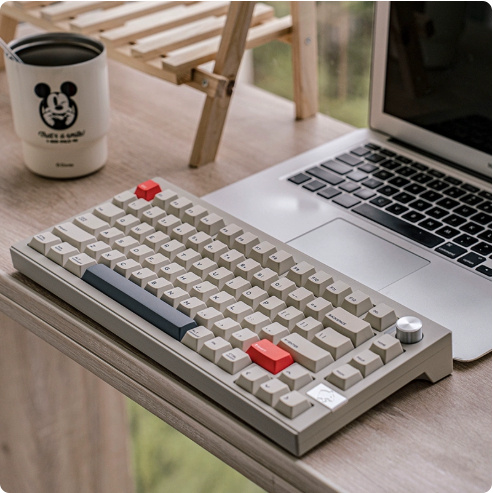 Chidu V75 Aluminum Tuo Mechanical Keyboard Bluetooth Wireless - Image 4
