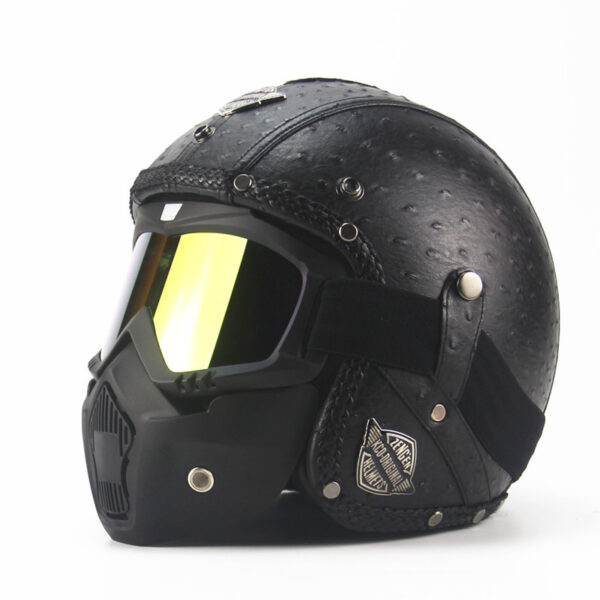 Handmade four seasons characteristic retro Halley helmet - Image 4