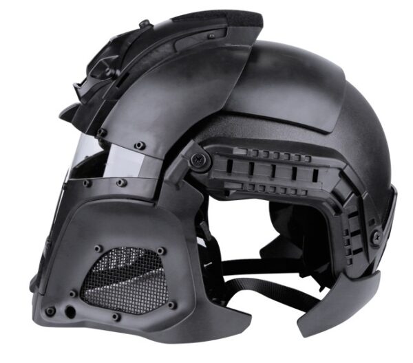 Medieval iron warrior helmet - Image 9