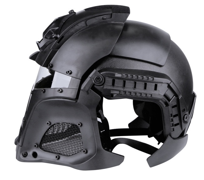 Medieval iron warrior helmet - Image 9