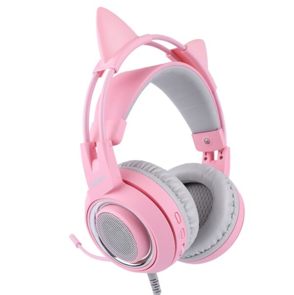 G951 Gaming Headset USB 7.1 Virtual Surround Sound Headsets LED Cat Ear Headphones - Image 11